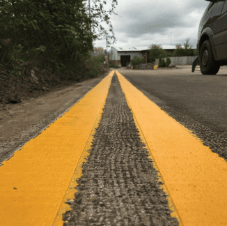 Double yellow lines